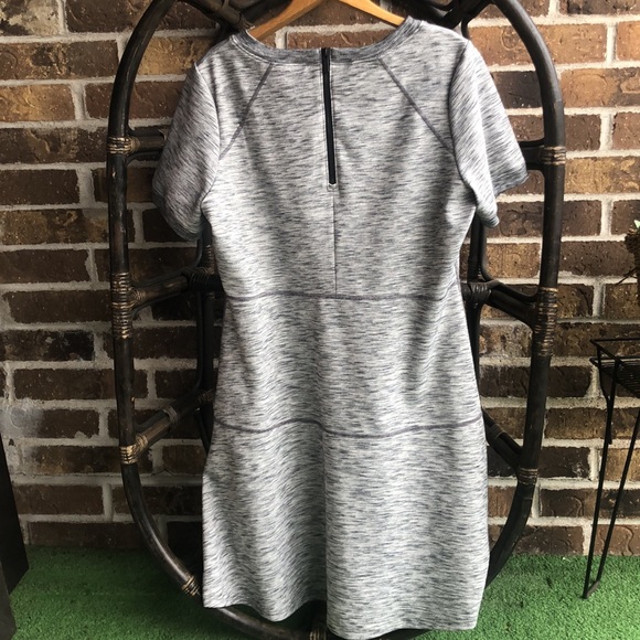 ATHLETA Textured En Route Grey Heather Dress - Picture 7 of 10